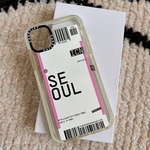 Casetify Pangram Custom series Seoul iphone 11 case